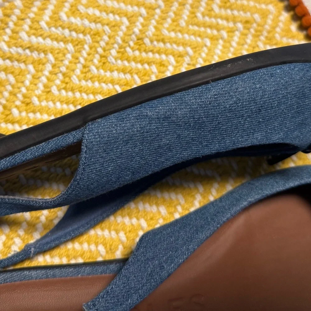 AEROSOLES Blue and Black Flats - Picture 4 of 8